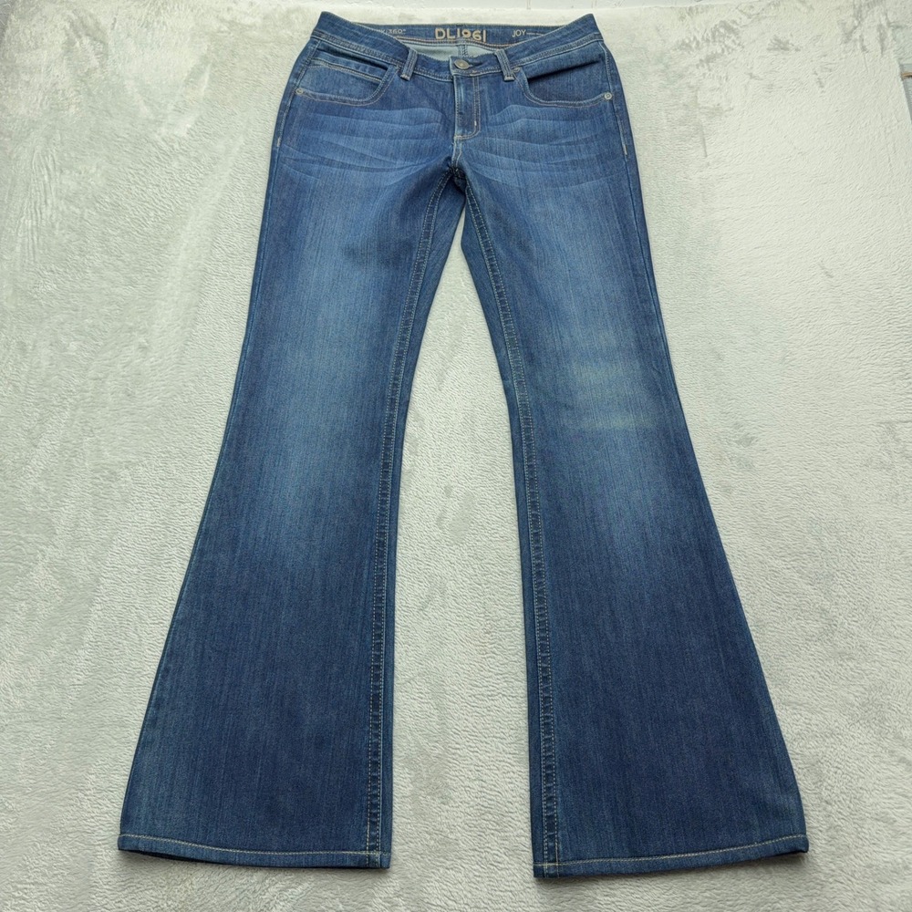 DL1961 Jeans Womens 30 Blue Joy High Rise Flare 4-Way Stretch Comfort Denim